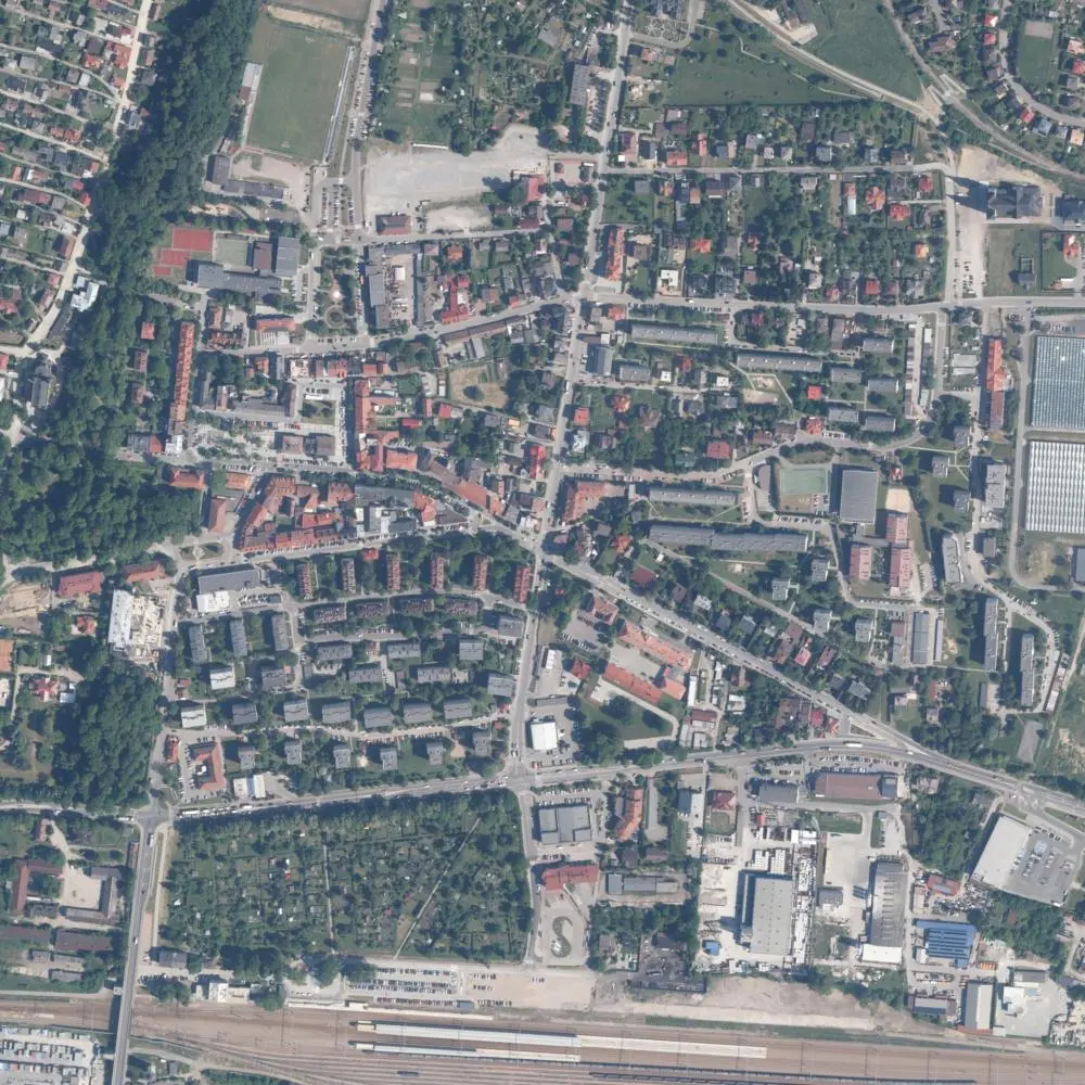 Zdjęcie lotnicze Krzeszowic
